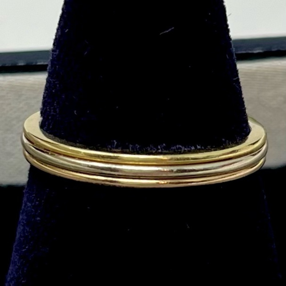CARTIER TRINITY VENDÔME LOUIS UNISEX WEDDING BAND 18K GOLD - Picture 5 of 12